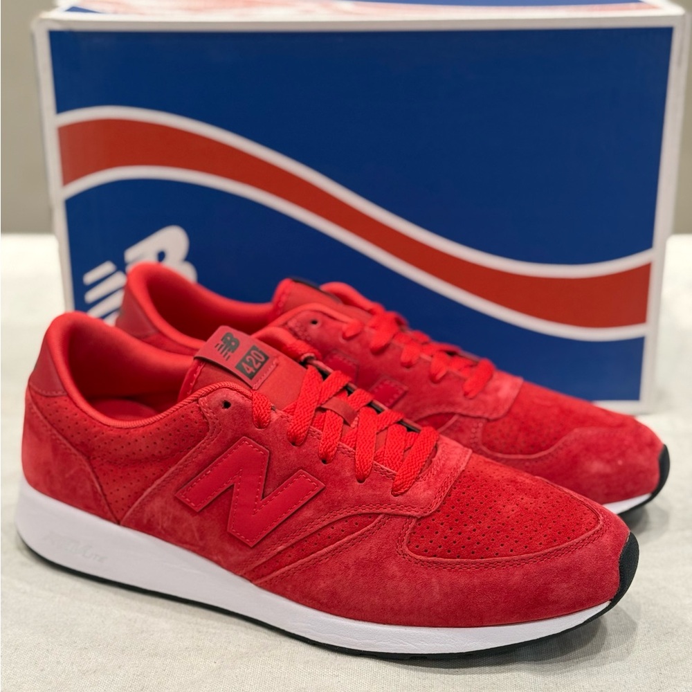 New Balance MRL420SI Men's Sneakers Color Red and Black Size 11